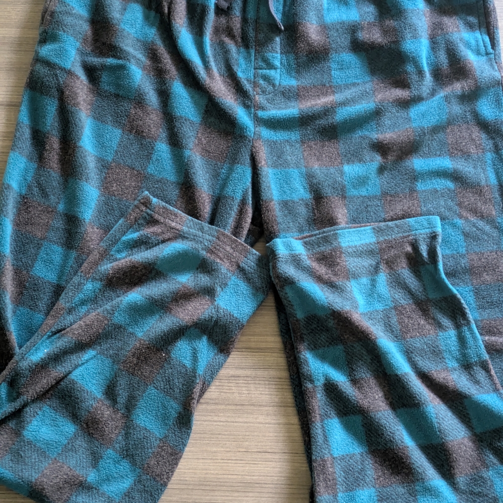 Perry Ellis Teal and Charcoal Lounge Pants